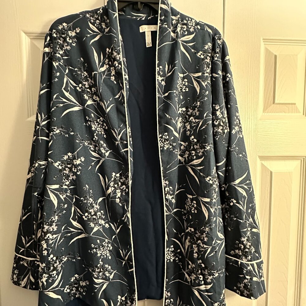 Leith Navy Floral Two-Piece (L)